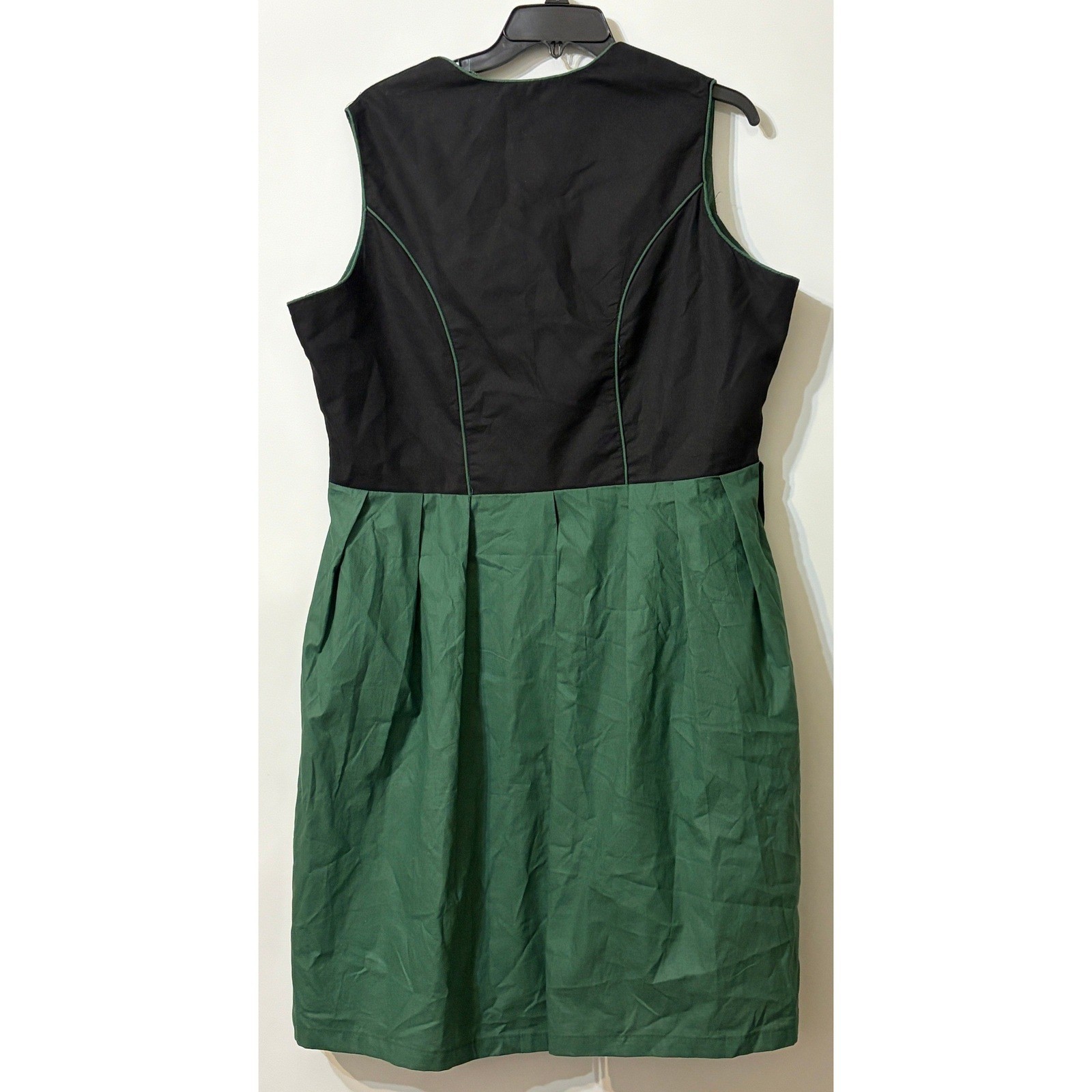 Alpenblum Oktoberfest Dirndl Dress Womens Sz18Green Black Bavarian Beer Festival