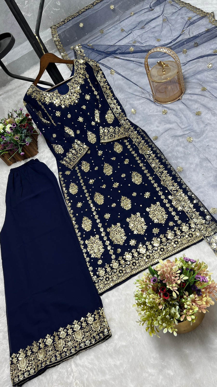 Pakistani Dress Salwar Kameez Ready To Wear Suit Wedding Party Wear Ethnic Set