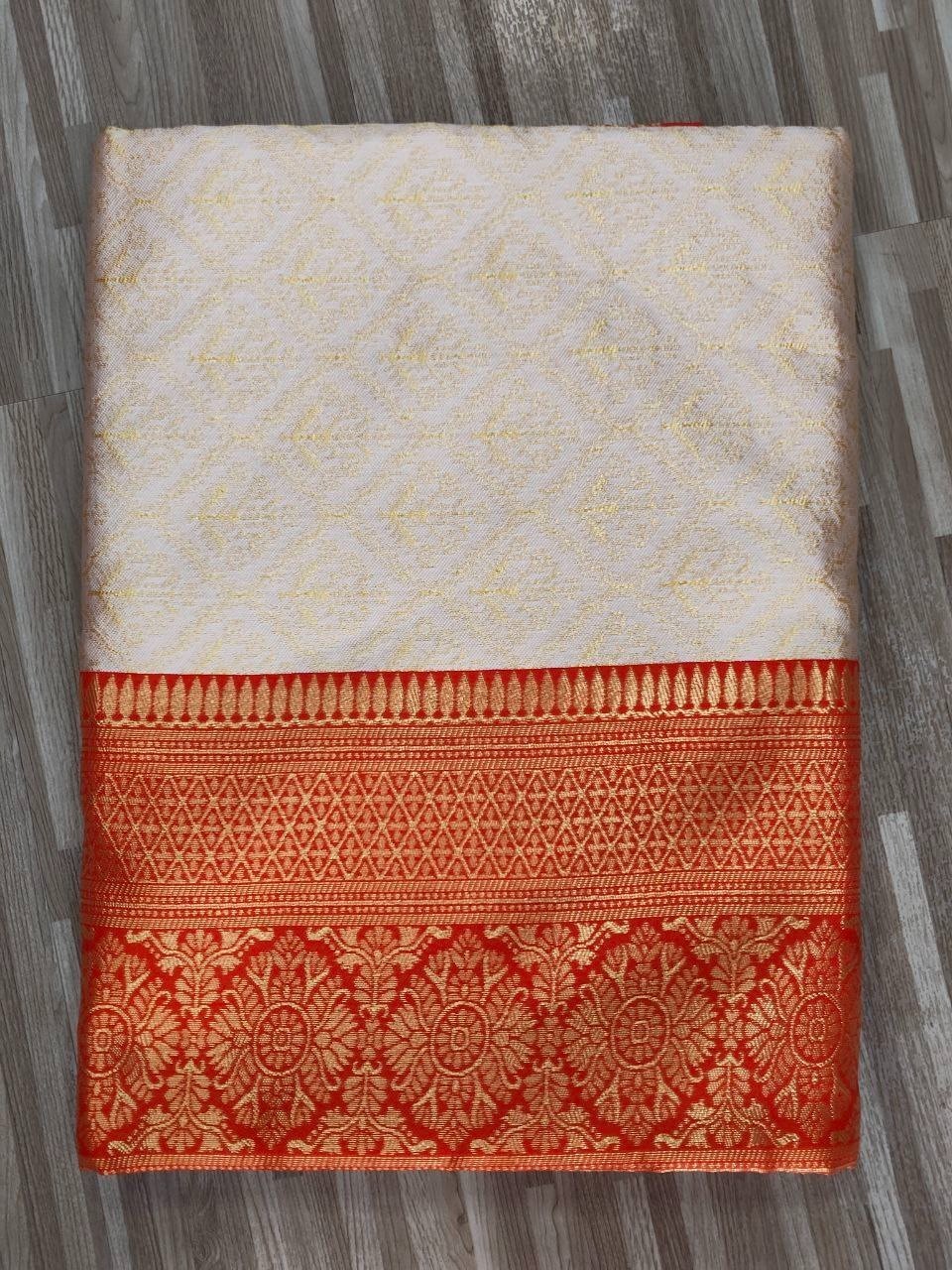 Designer Sari Bollywood Bridal Silk Saree Blouse South Indian Party Wear Saree