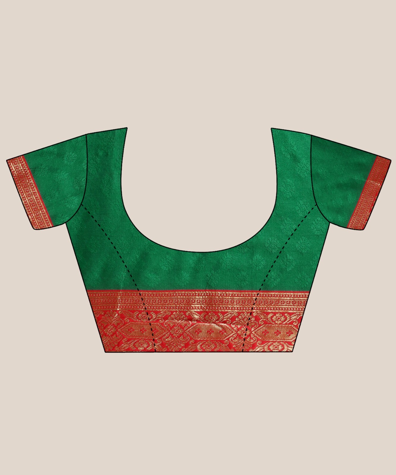 Areca Designer Rajwadi Kanjivaram Silk saree blouses women Saree Cut- 5.5 Meter