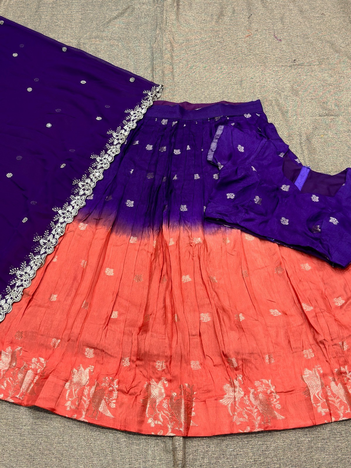 Pure Viscose Dola Party Wear Lehenga Dress Bollywood Lehenga Choli Dupatta Set