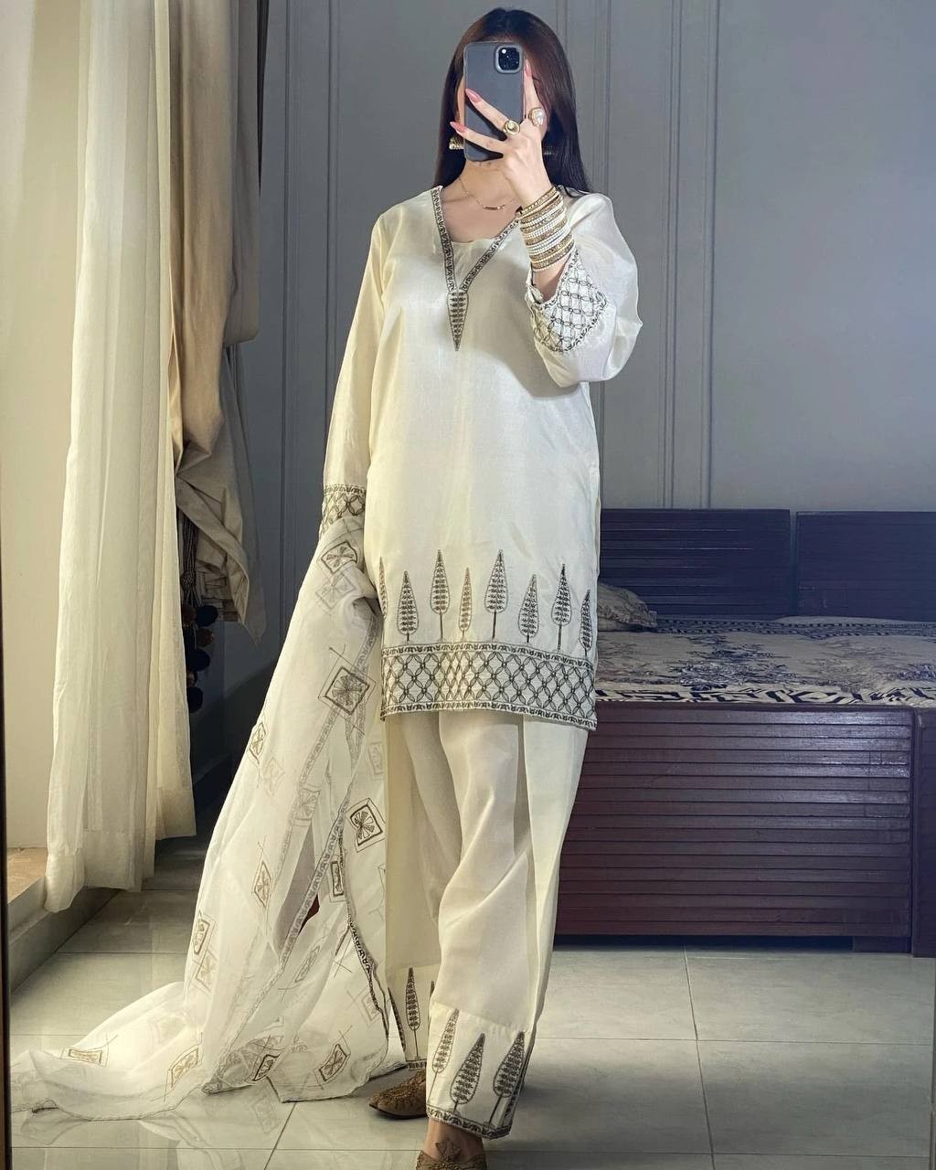 SALWAR KAMEEZ PAKISTANI INDIAN WEDDING PARTY WEAR DRESS BOLLYWOOD SUIT NEW