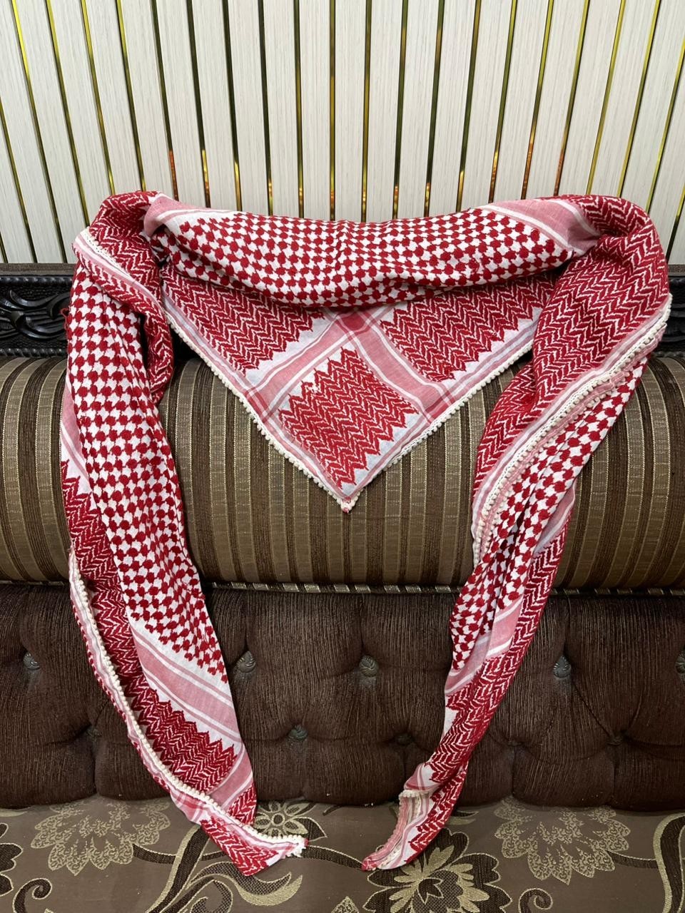 Original Jordanian Palestinian Traditional Shemagh, scarf. cotton شماغ