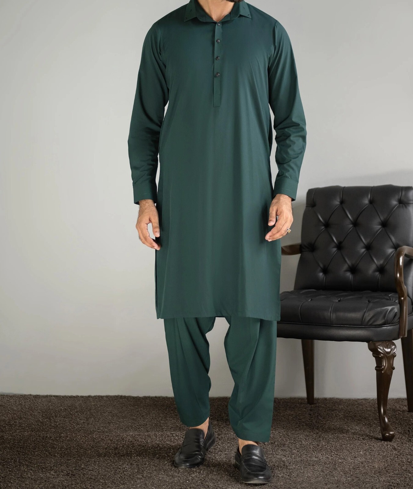 Unstitch Sea Green (Wash n Wear Elite) | For Boys & Men | All Season