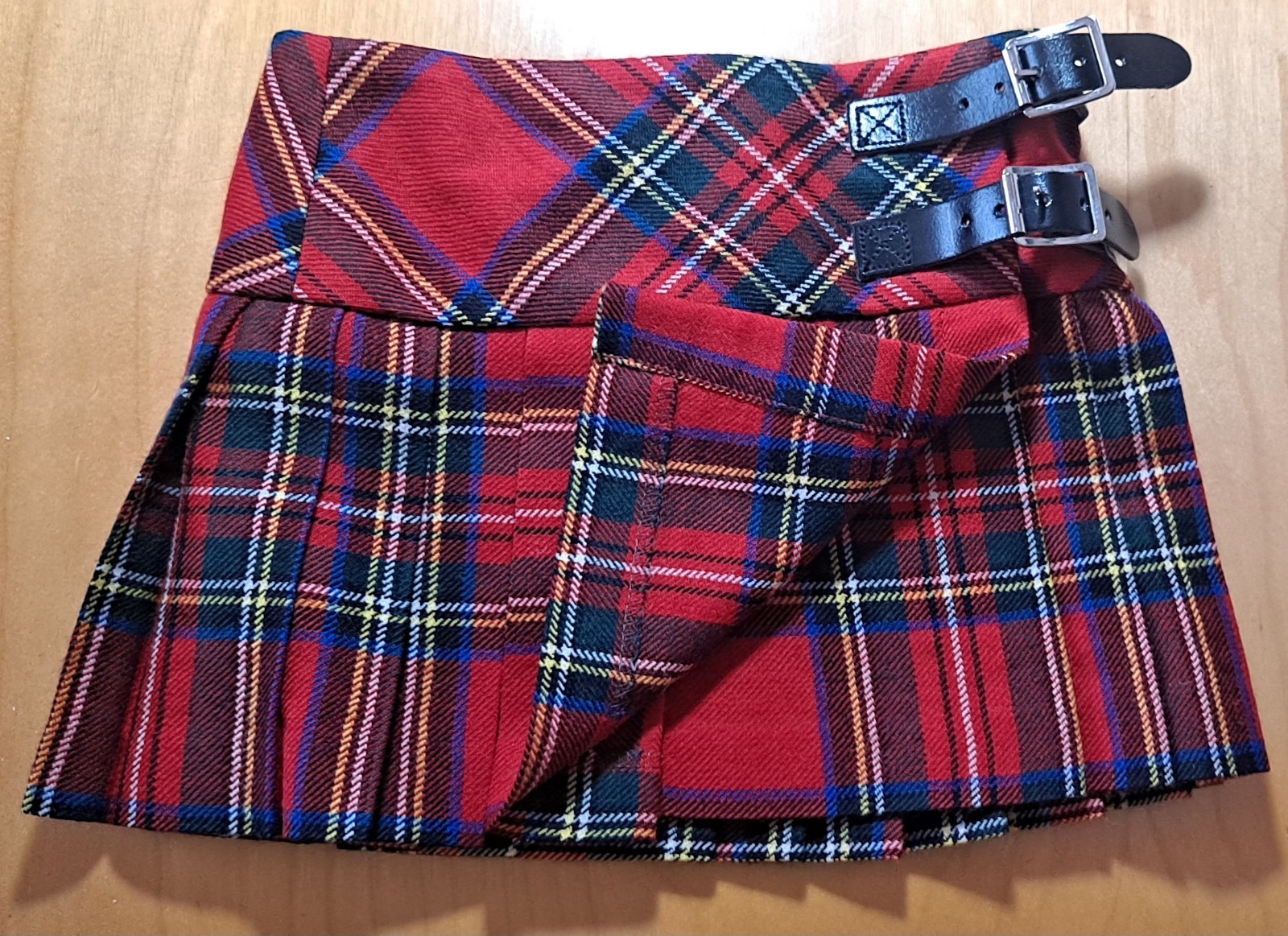 Royal Stewart Tartan Kilt for Kids Toddler Size 1-2 Made in Scotland NWOT