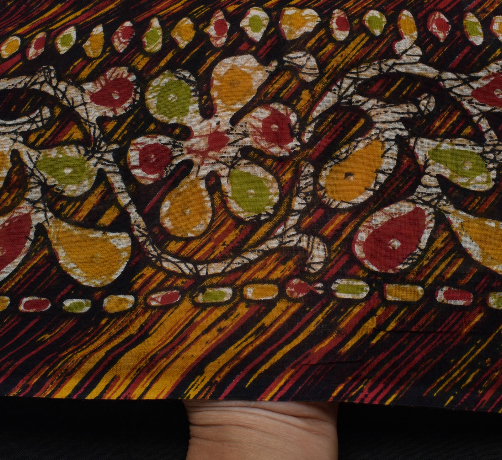 Sushila Vintage Indian Saree 100% Pure Cotton Printed 5 Yard Soft Craft Fabric