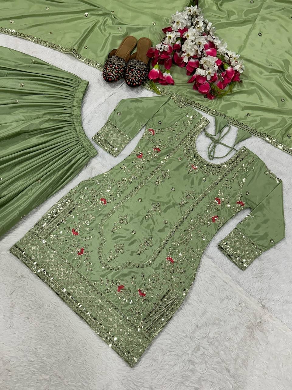 Pakistani Dress Salwar Kameez Ready To Wear Suits Indian Wedding Party 3 Piece M