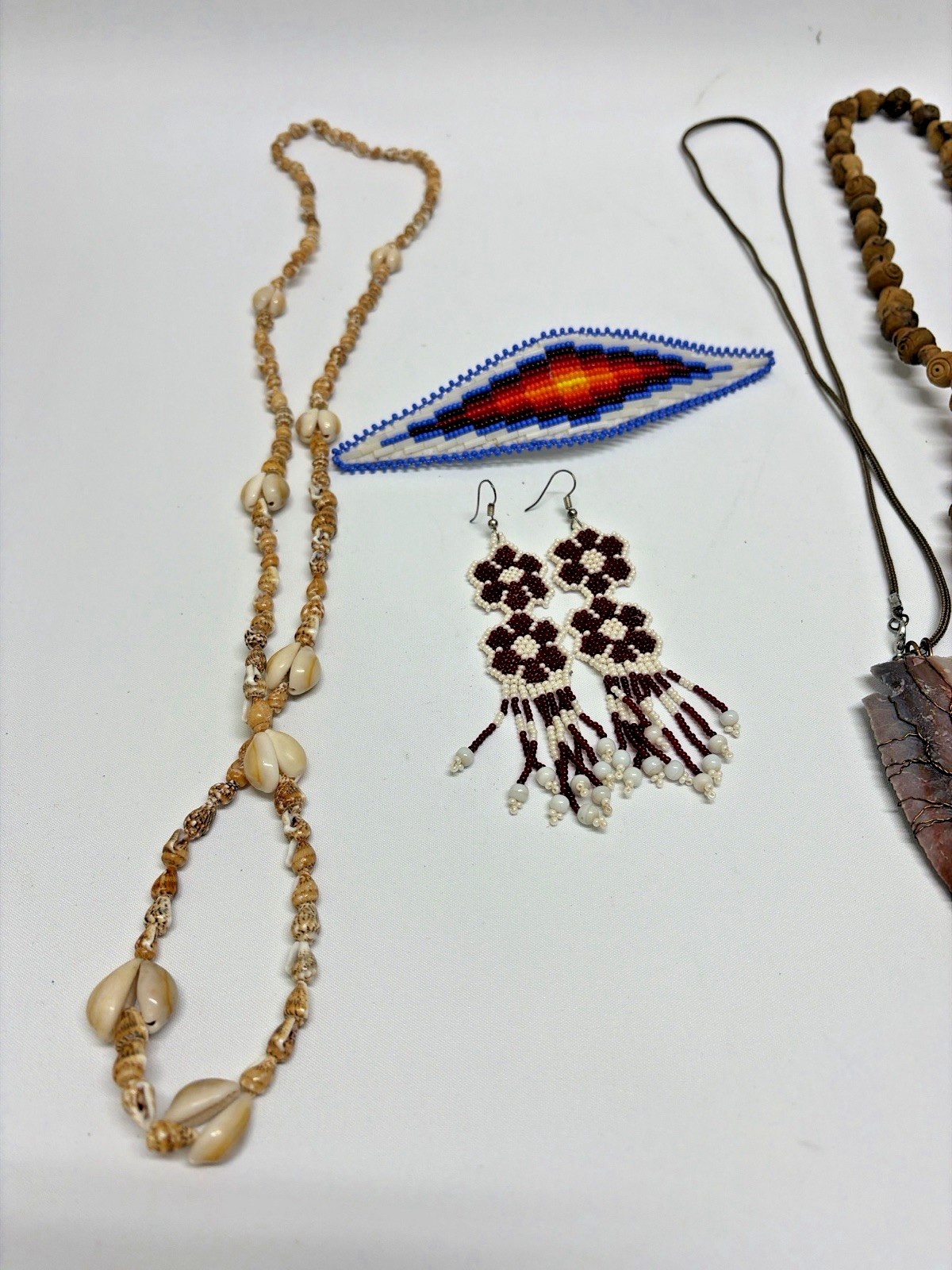 Native American Style Jewelry Lot Beaded Necklaces Earrings Boho Mixed”