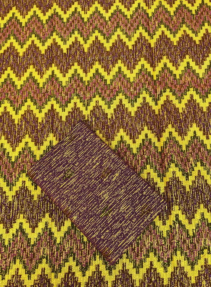 African Metallic Gold Kente Prints-Lilac Metallic Gold Yellow Pink Olive Green
