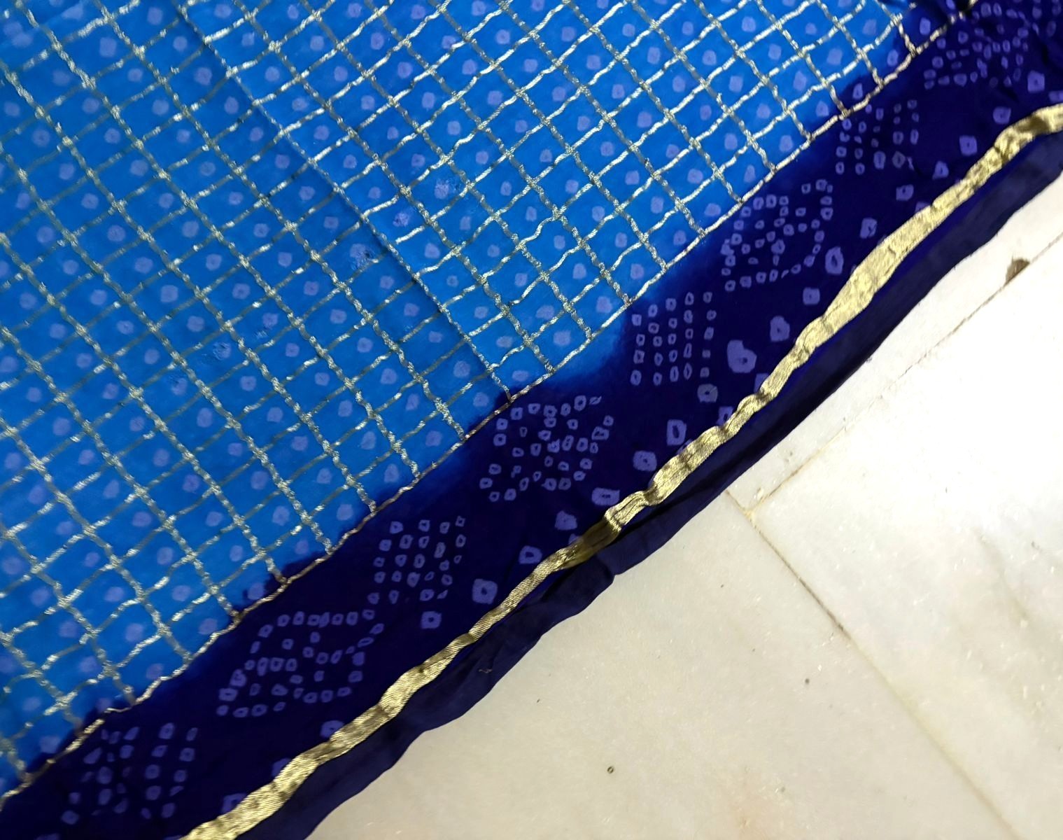 Indian Green Saree Women Wrap Net Dress Sewing Embroidered Home Decor Drape Used