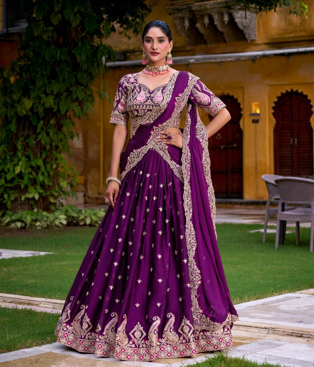 Designer Stitched Lehenga For Women Readymade Lengha Choli Wedding Party Lehenga