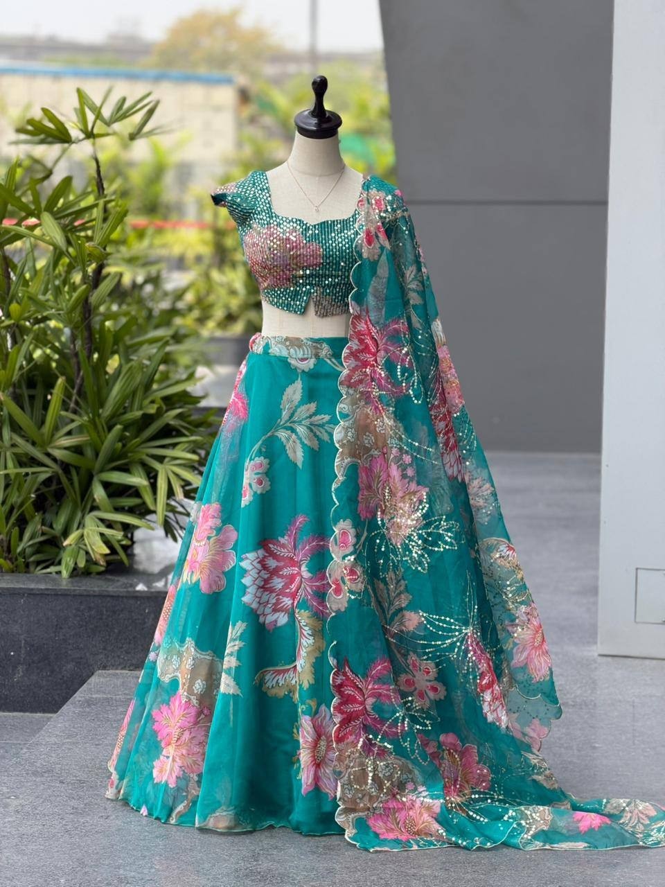 LEHENGA CHOLI PARTY WEAR LEHNGA DESIGNER INDIAN WEDDING READYMADE EID NEW