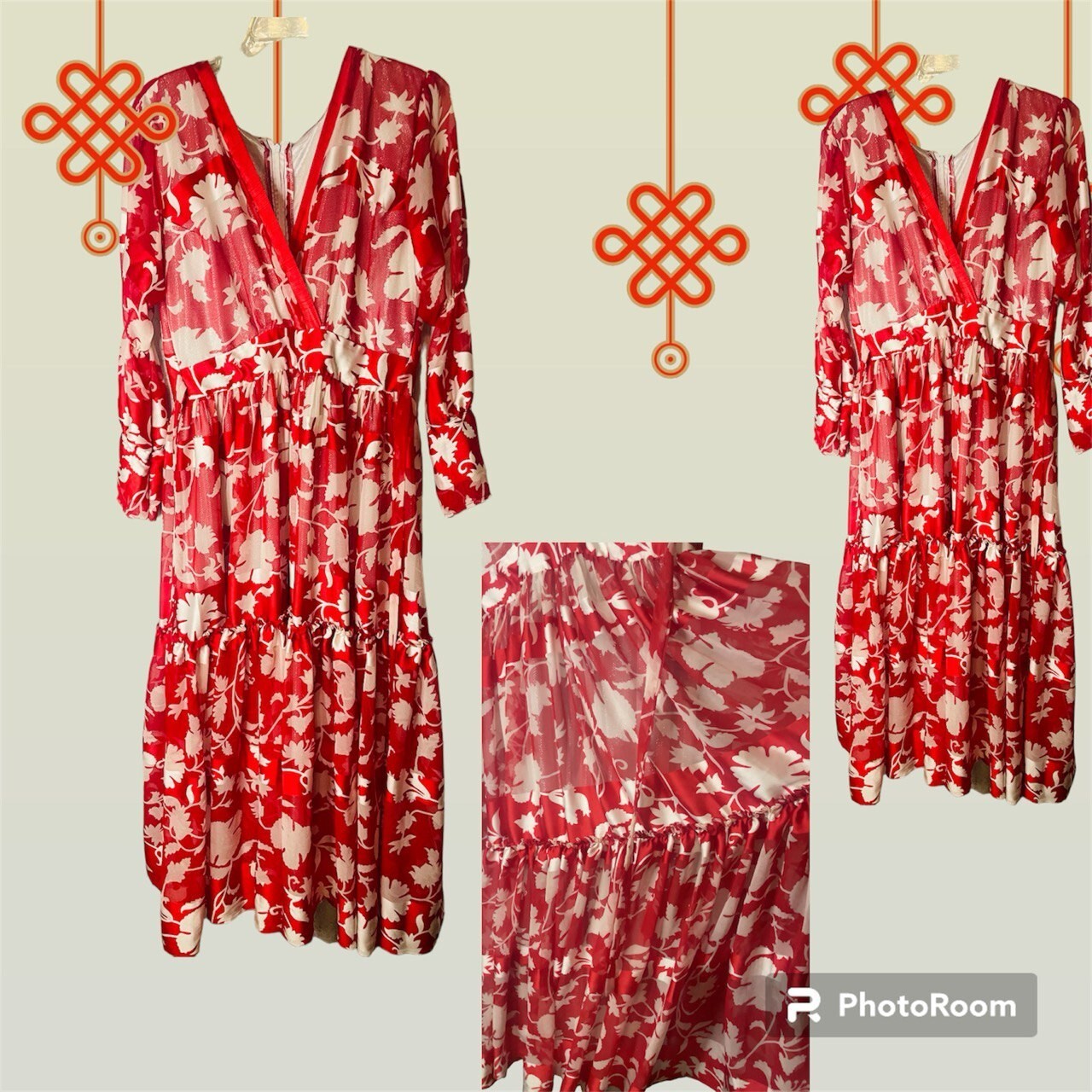 Chiffon maxi dress, habesha, ethiopian/Eriterian/Tigray, dress. Everyday wear.