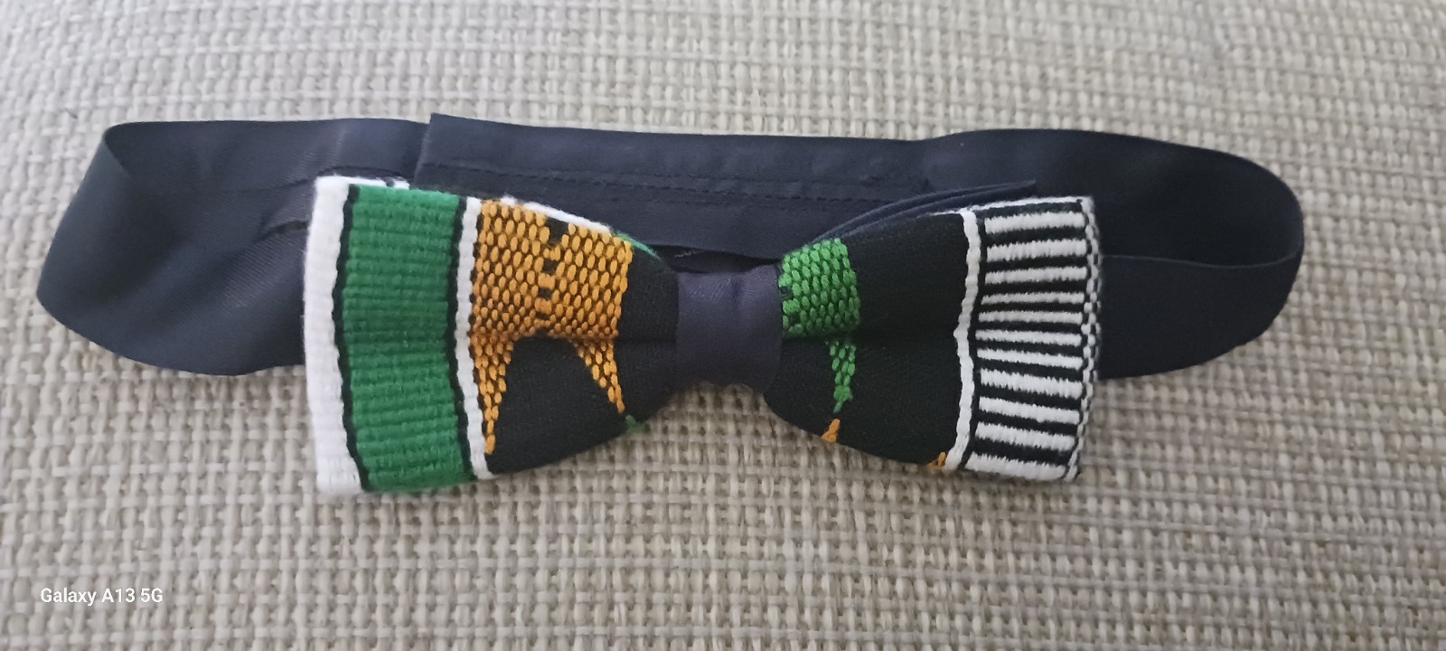 African Kente Print Bow Tie- Hand Made- Colorful
