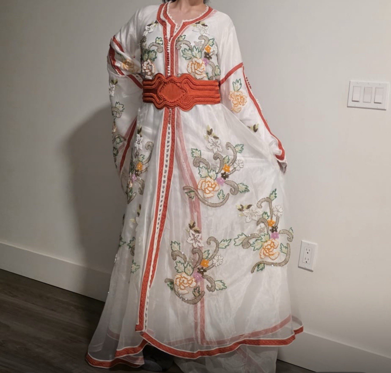 Moroccan Kaftan Hand Made From Morocco Size L/XL