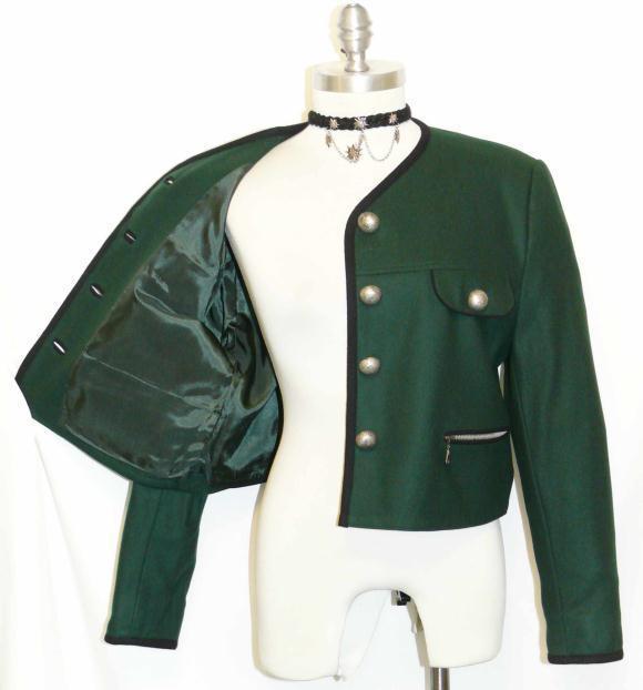 WOOL JACKET German Hunting Riding Short Dress Coat 40 M B42″