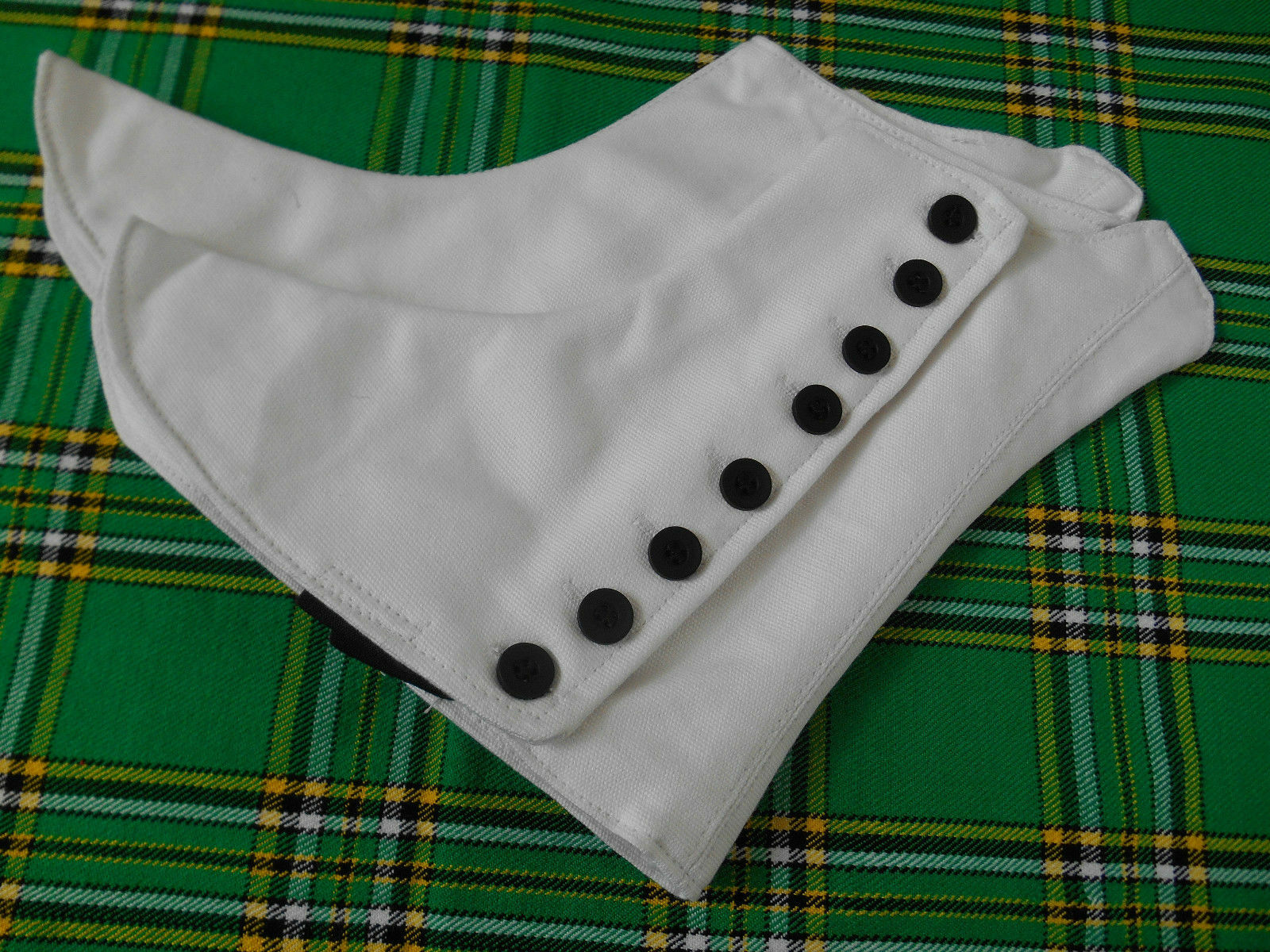 Kilt Spats Highland Pipers Drummer Scottish Band Spat 8 Buttons Pipe Band Spats