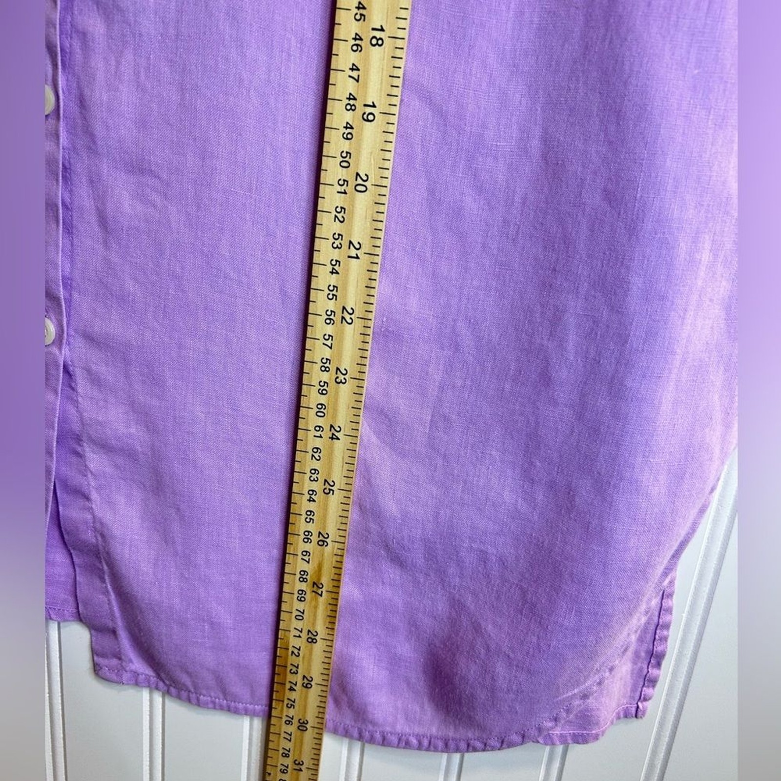 J. Jill Purple women Sleeveless Button-Down Shirt. 100% Silk