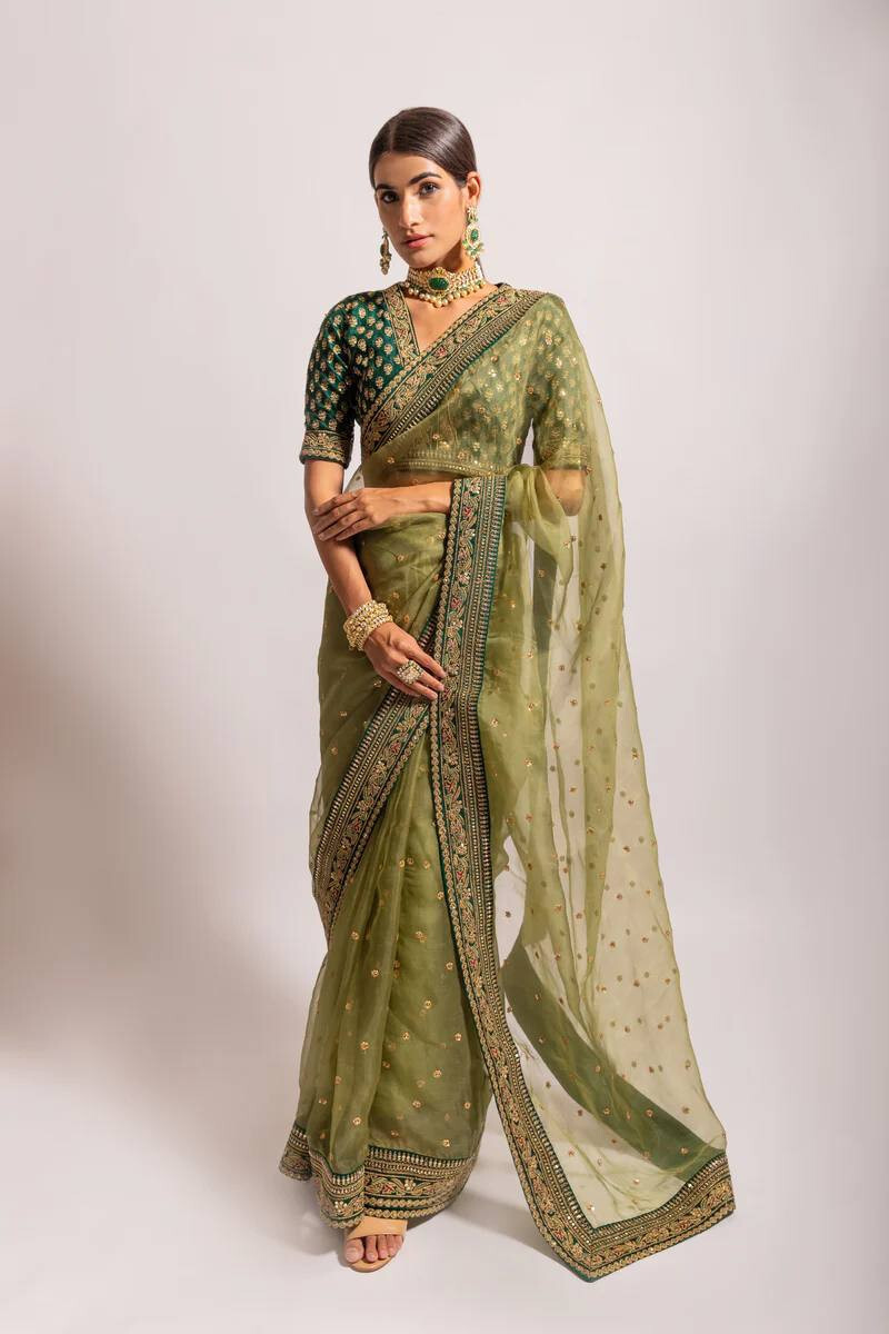 Bollywood Style Sari Indian Ethnic Pakistani Wedding Saree Blouse Designer Wear