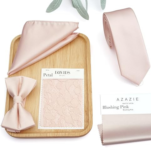 Pre-Tied Bow Ties, Formal Solid S – (0-5 yrs., babies, toddlers) 30 Blush Pink