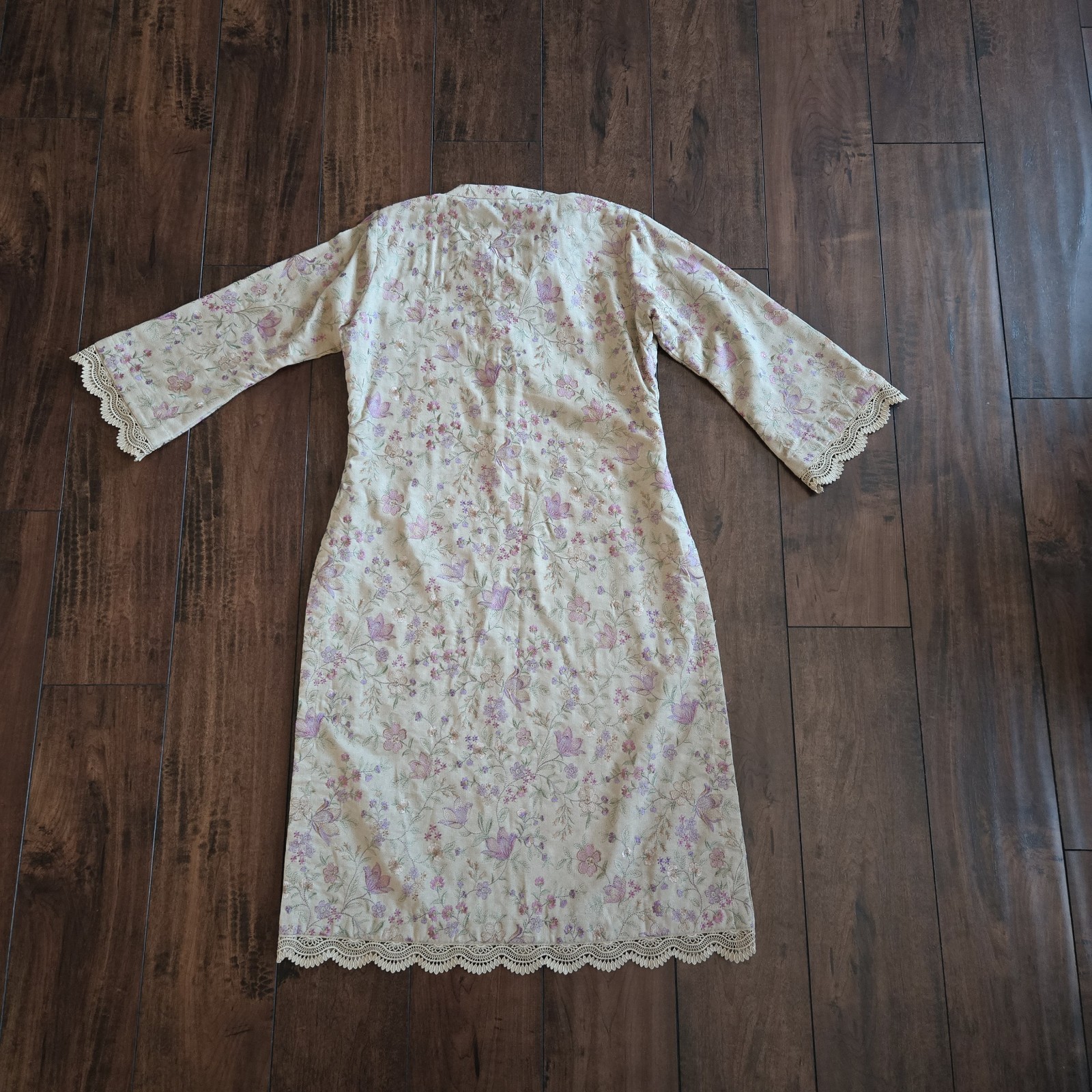 Embroidered Salwar Kameez Dupatta Long Scarf Sand Cotton Party Wear Dress