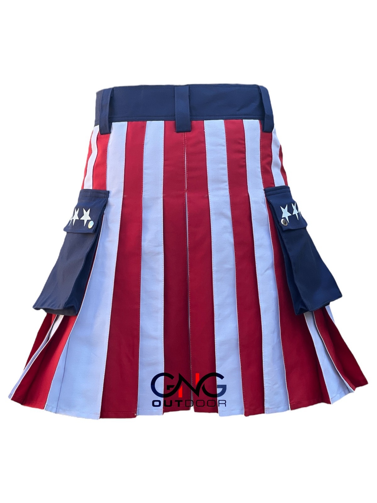Men’s American Flag Kilt Patriotic Hybrid kilt Waist Sizes 28″ to 62″