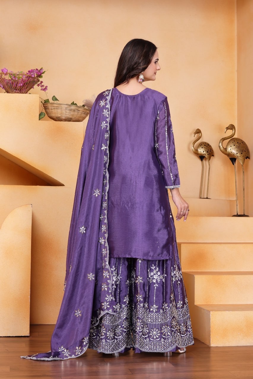 SALWAR KAMEEZ INDIAN WEDDING PAKISTANI PARTY WEAR DRESS SHARARA BOLLYWOOD SUIT