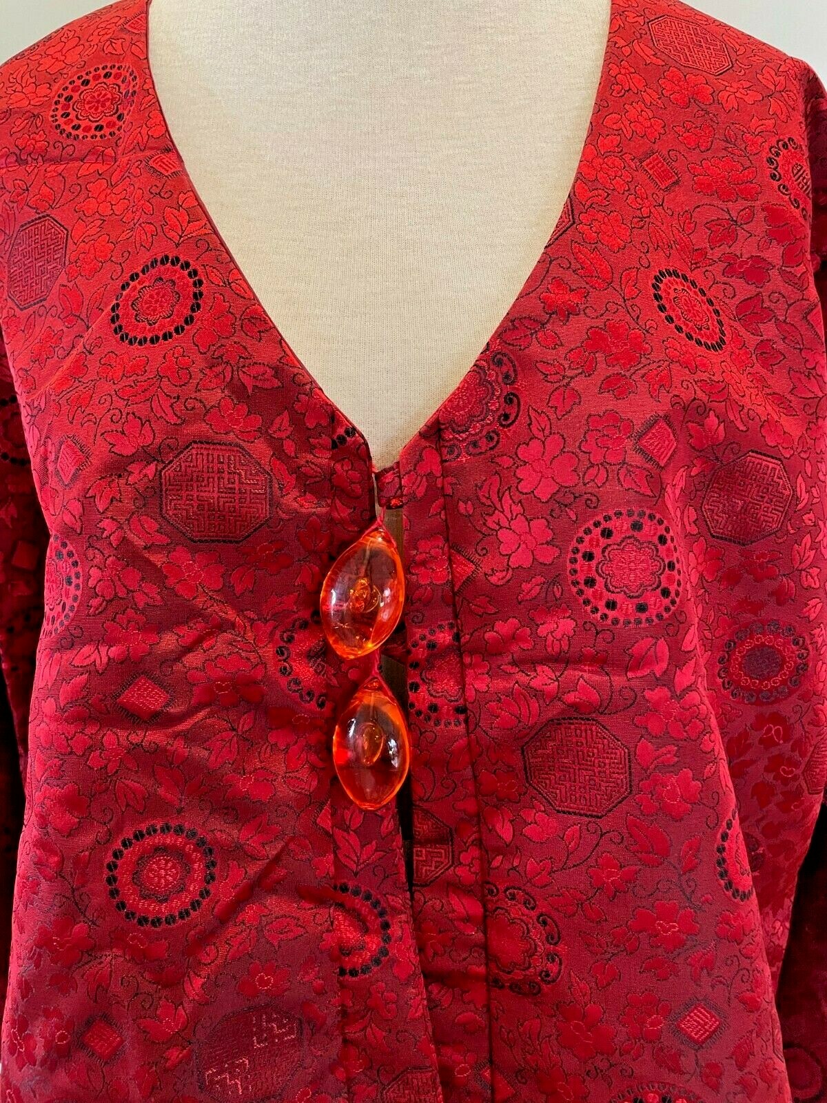 Brocade Satin Short Jacket