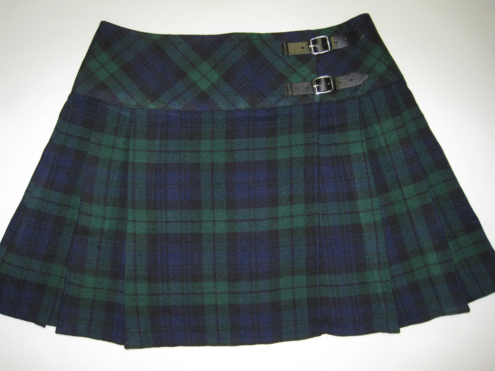 Black Watch Tartan Scottish Billie Skirt Ladies Waist Sizes 26 – 40