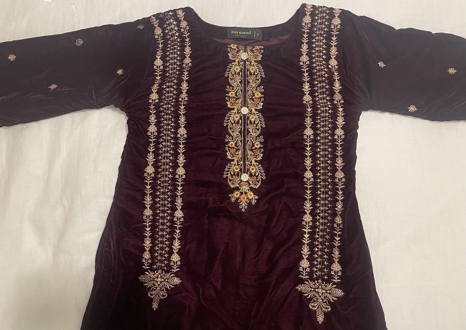Velvet Kameez (Tunic)
