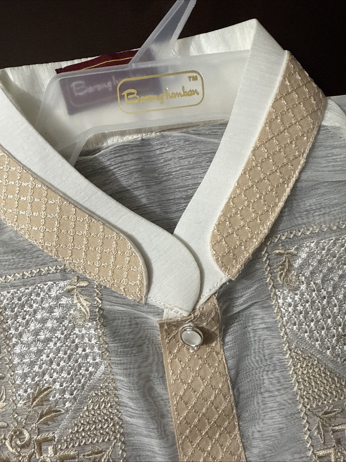 Filipino Barong Tagalog Large With Lining Barong Lumban