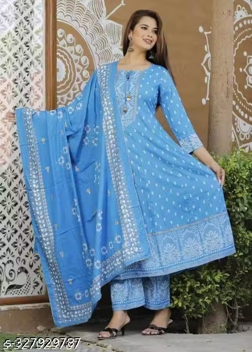 Indian Salwar Kameez Suit Readymade 3Pc Women Party Wear Dress Dupatta