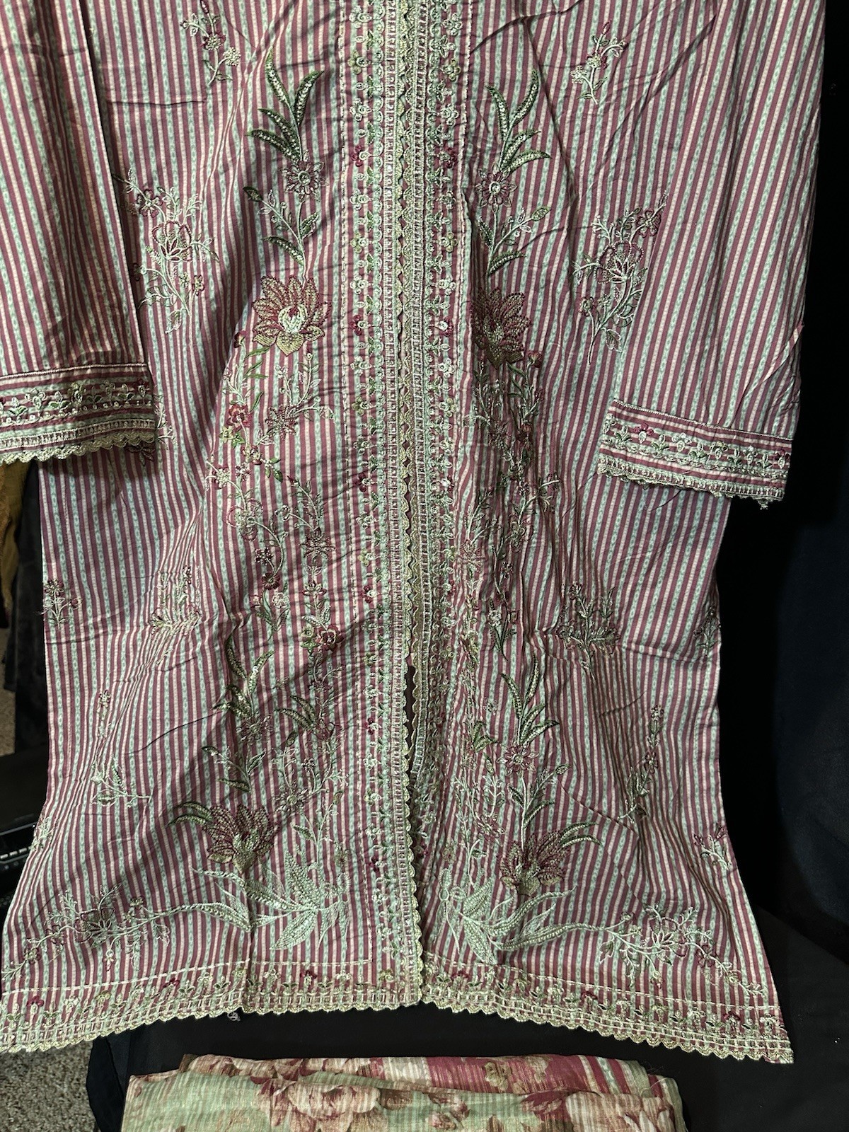 ‼️ CLEARANCE ‼️ Bin Saeed Emb Lawn /Cotton Suit 3 Pc. . Medium Size Only – $29