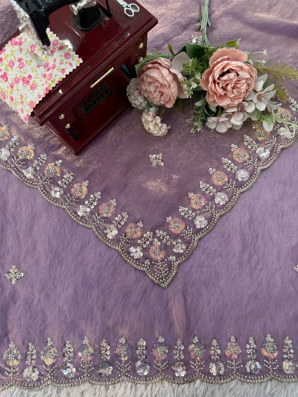 Presenting Designer Silk Saree With Blouse For Wedding & Party Wear