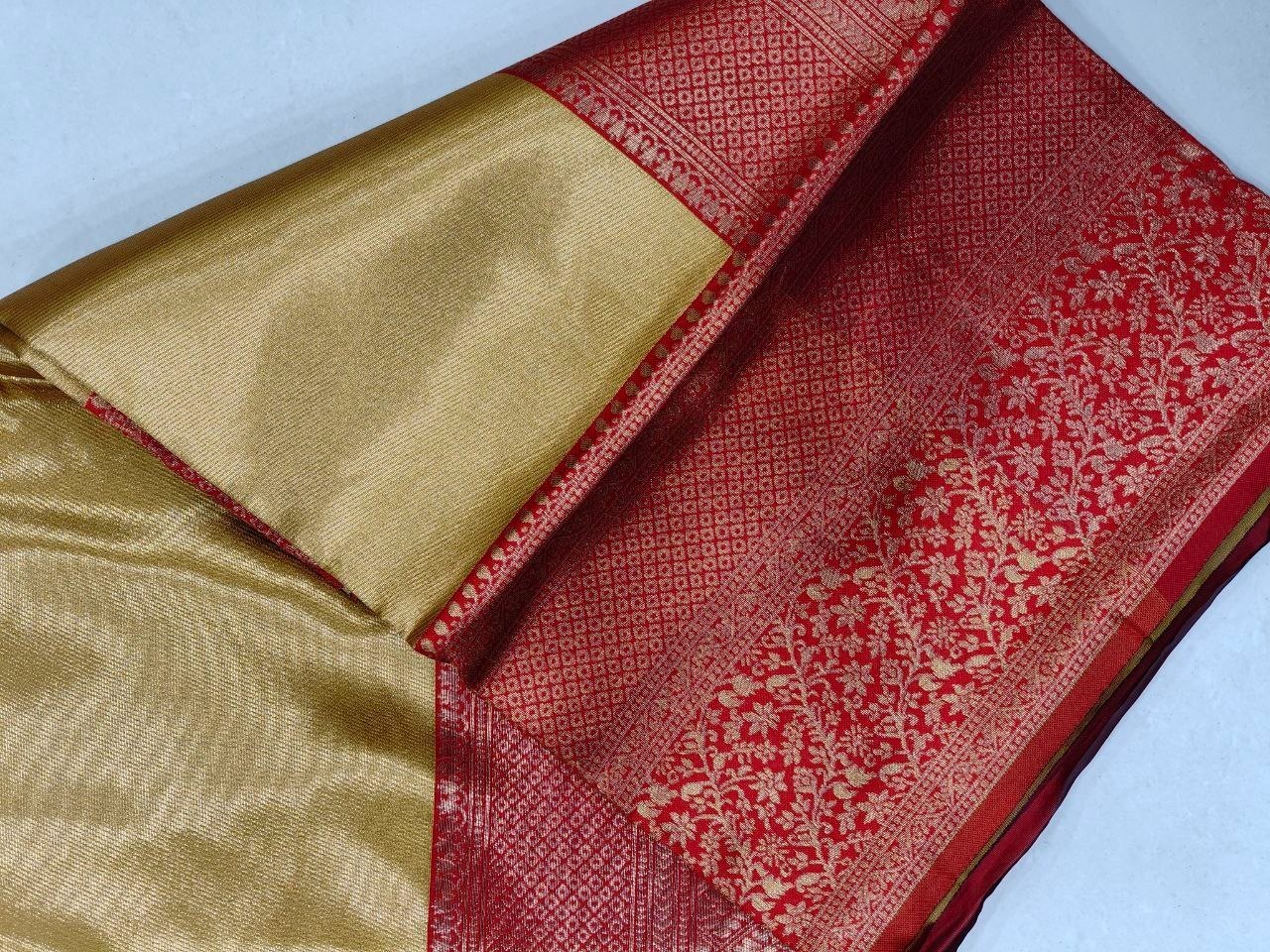 Party Wear Saree Designer Sari Bollywood Bridal Silk Saree Blouse South Indian