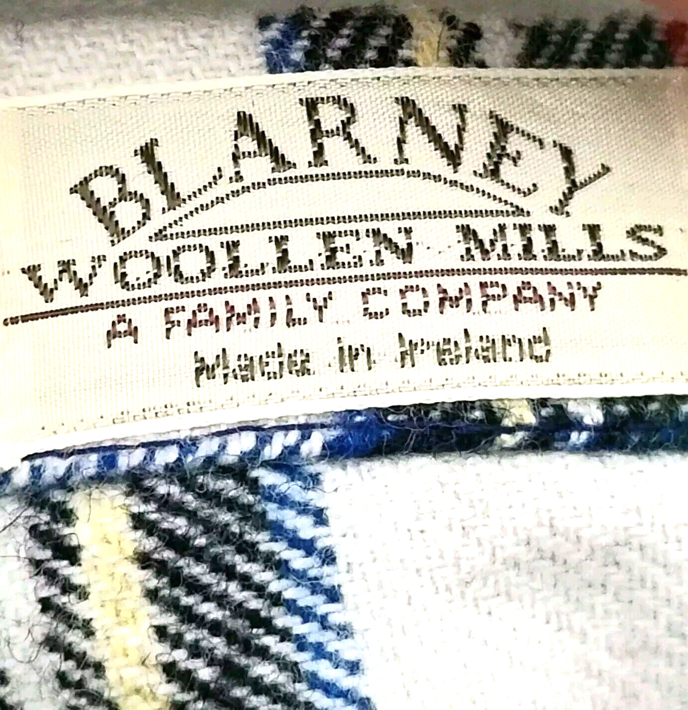 VTG Blarney Woolen Mills Ireland Youth Wrap Kilt Wool Size 30 Stewart Plaid NWT