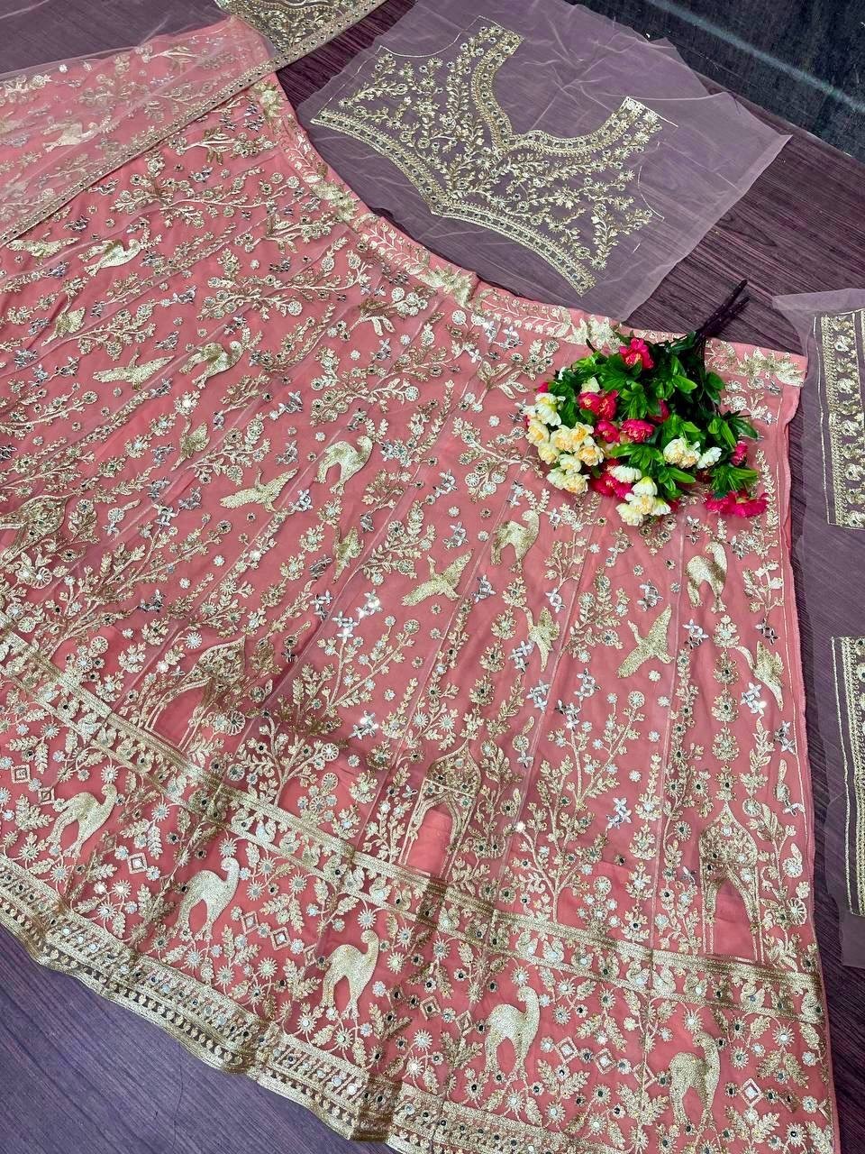 Latest Designer Heavy Soft Net Lehenga Choli With Fancy Dupatta For Wedding Wear