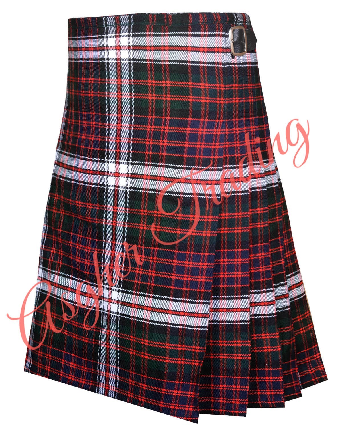 Scottish Handmade Kilt Highland CLAN Tartan 8 Yard Kilts & Accessories ( 5 PCS )