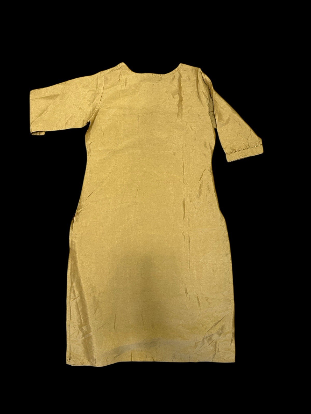 ✨ Tan and gold silk kurta ✨