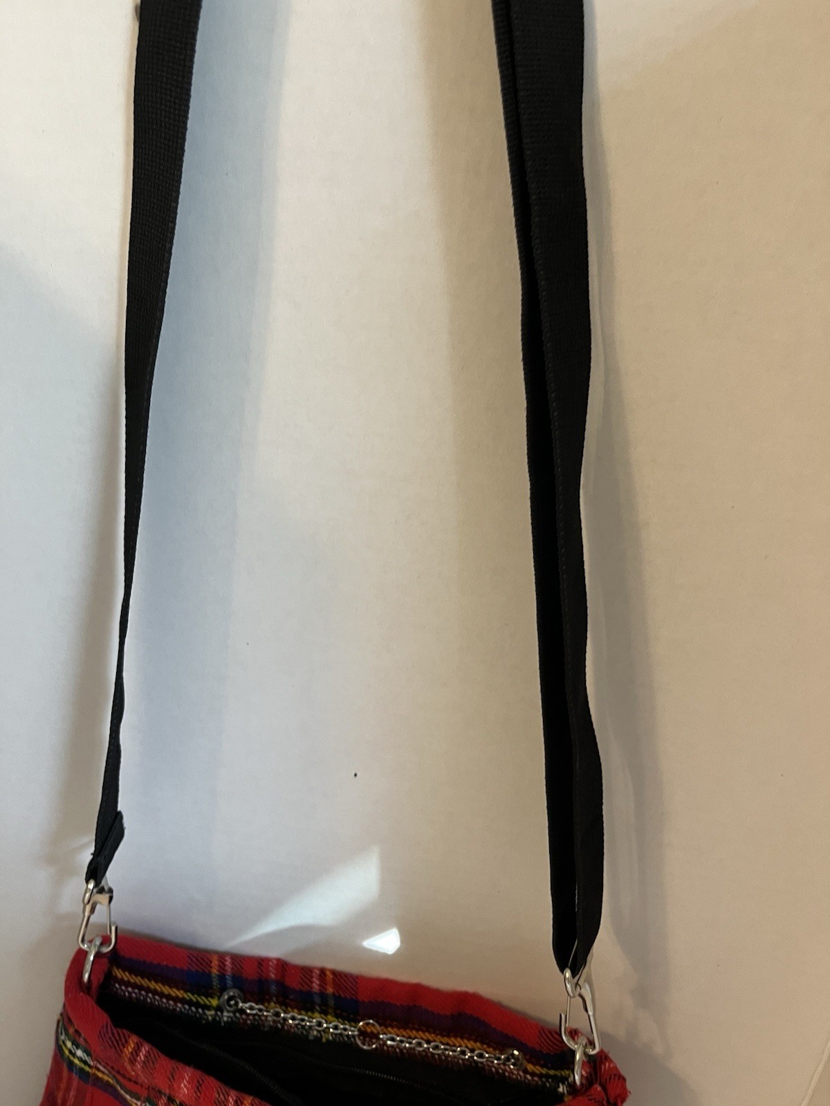 Royal Stewart Tartan Kilt Crossbody Purse With Sporran And Kilt Pin