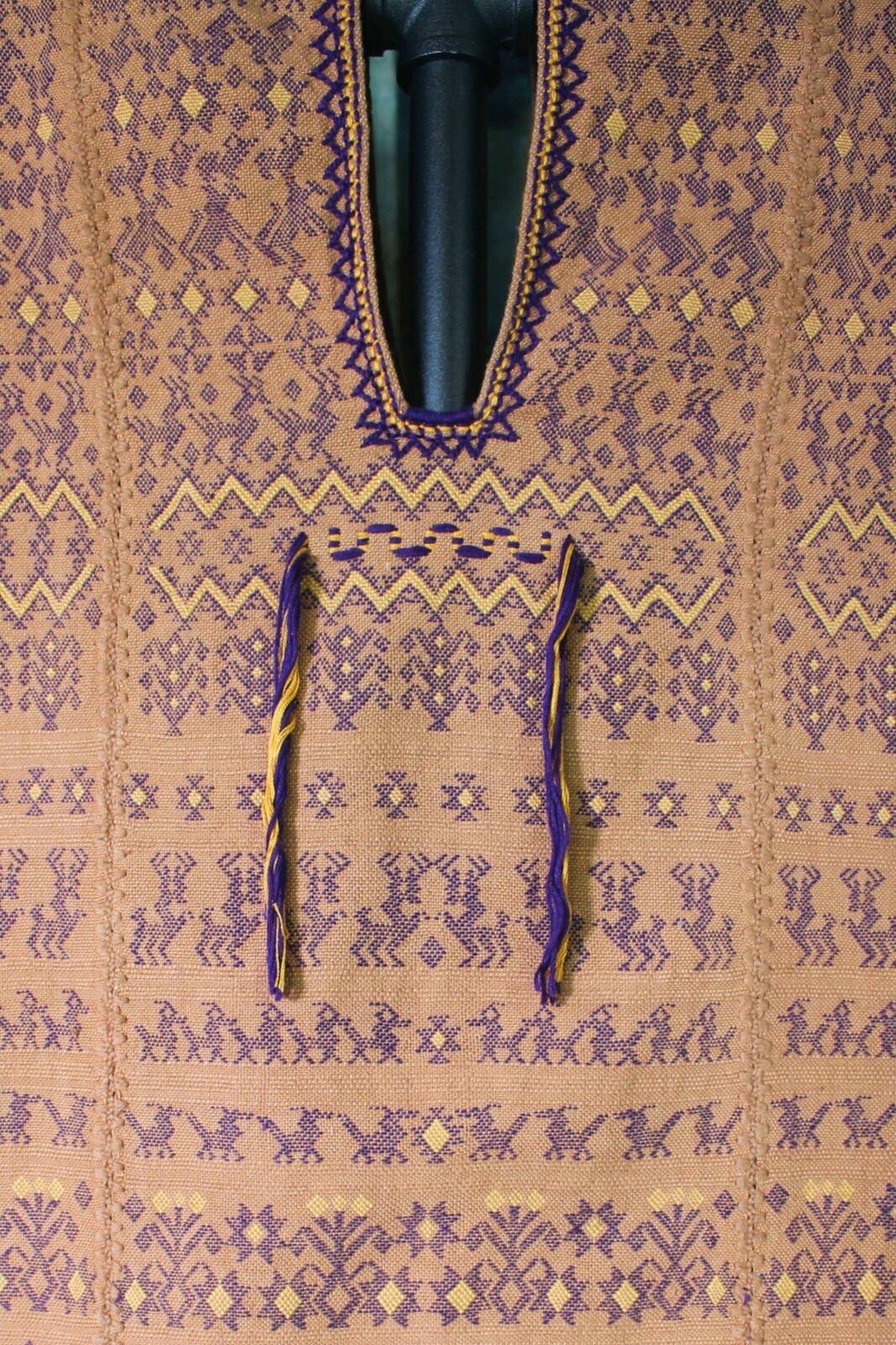 Collector Huipil Top Handwoven San Bartolo Yautepec Backstrap Loom Oaxaca Mexico