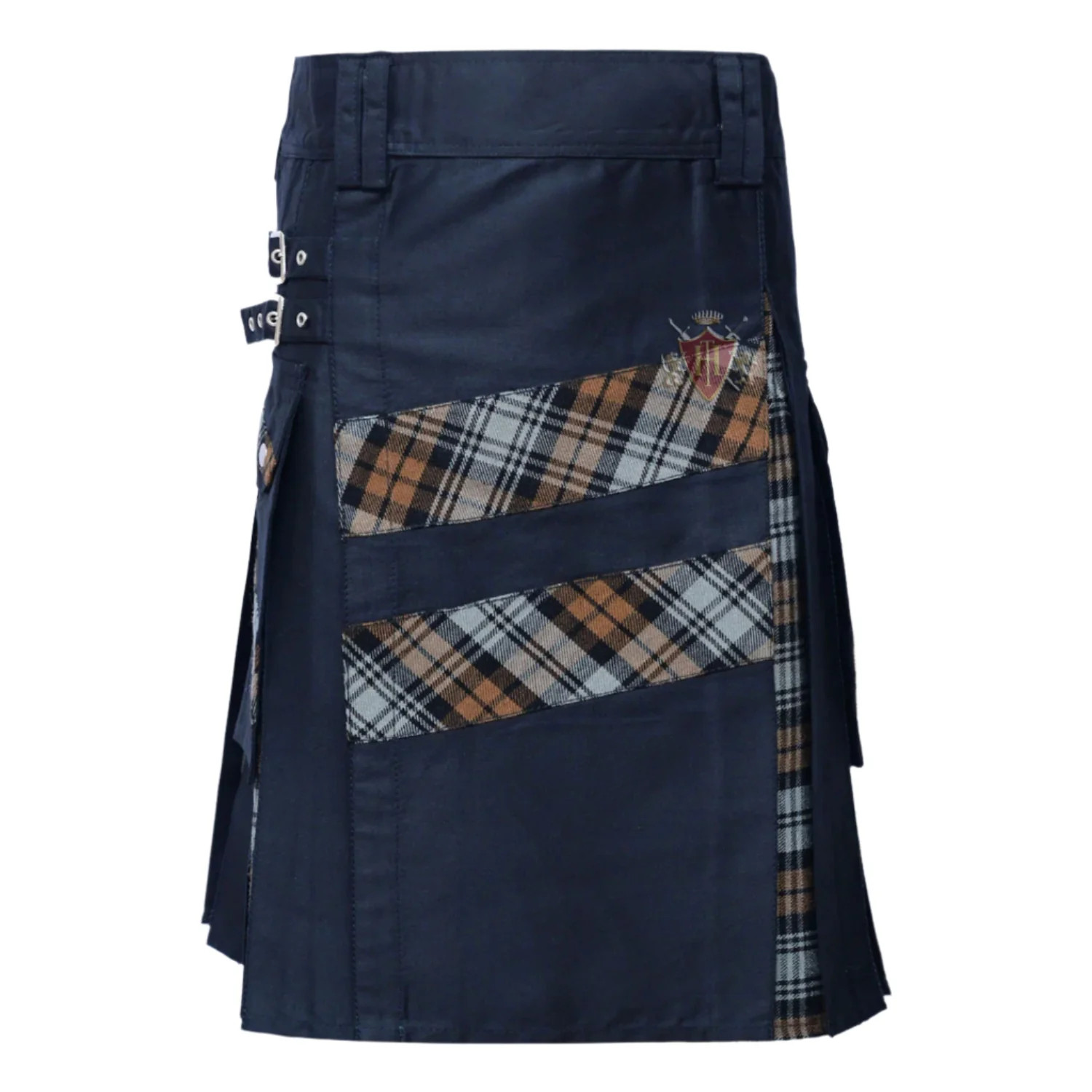 Men’s Modern Black Watch Weathered Hybrid Kilt
