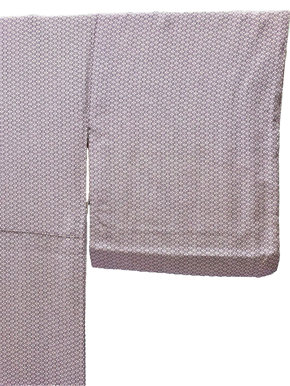 Vintage Komon Kimono Japan Silk Chirimen Edo Komon Katazome Royal Purple Yuki64