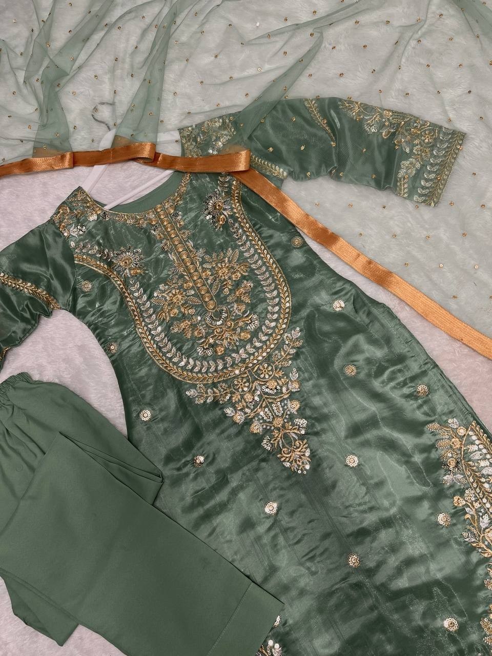 New Indian Bollywood Plazzo Suit Ethnic Pakistani Salwar Kameez Designer Wedding