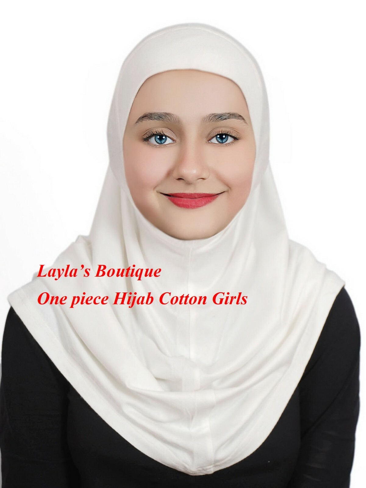 Girls Hijab One piece Cotton Standard Kids Al-Amira Hijabs1 pc hijab