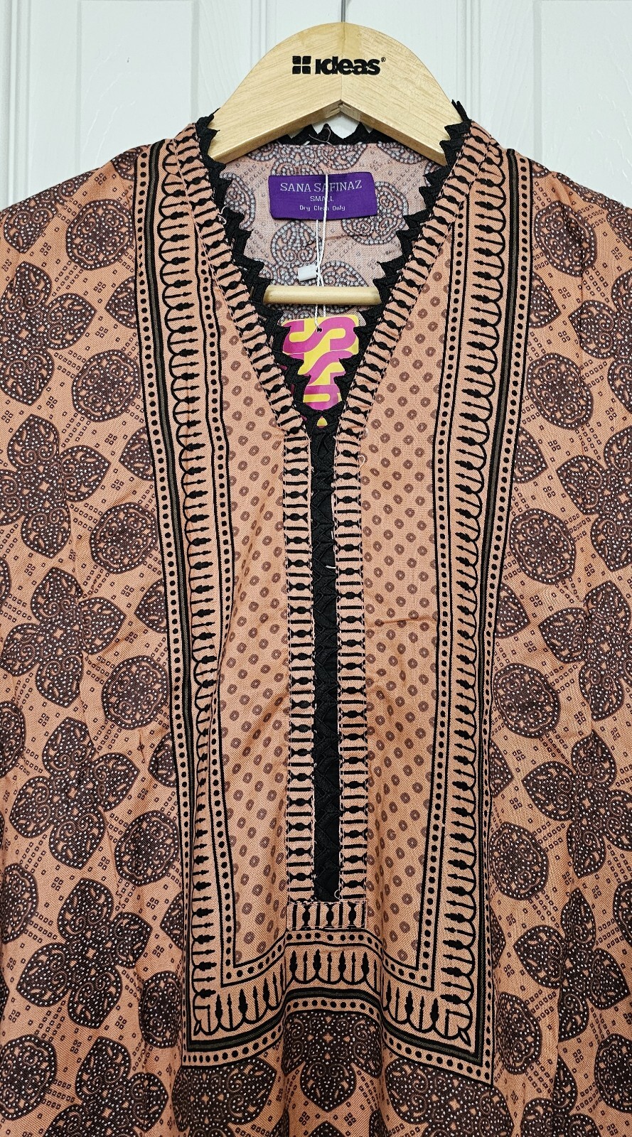 NWT SANA SAFINAZ 2PC Sizes M, S Viscose Embellished Kurti & Shalwar Fall Winter