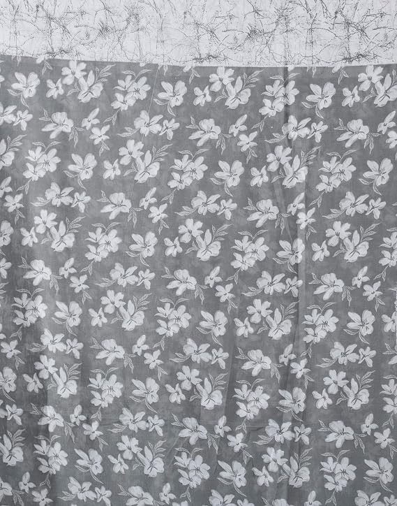 Women’s Floral Printed Georgette Saree with Unstitched Blouse Piece