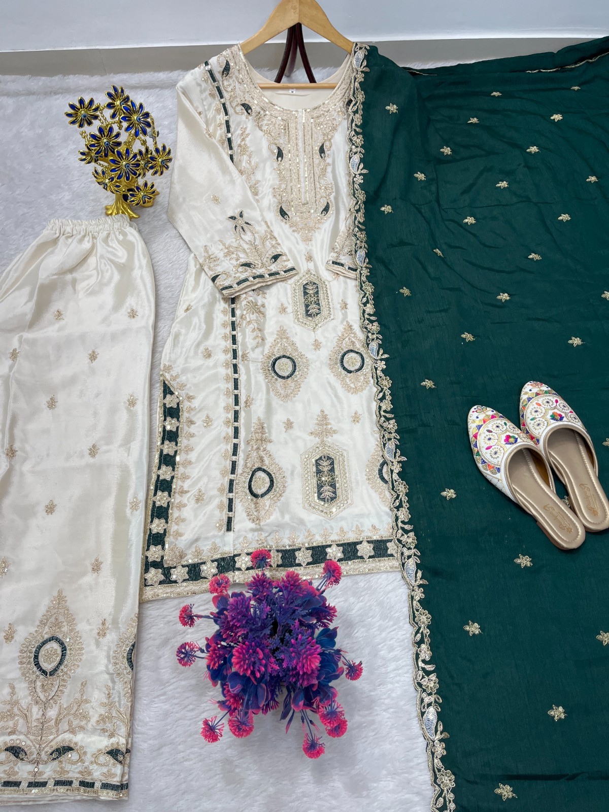 Salwar Kameez Indian Pakistani Wedding Party Dress Bollywood Palazzo Suit Wear
