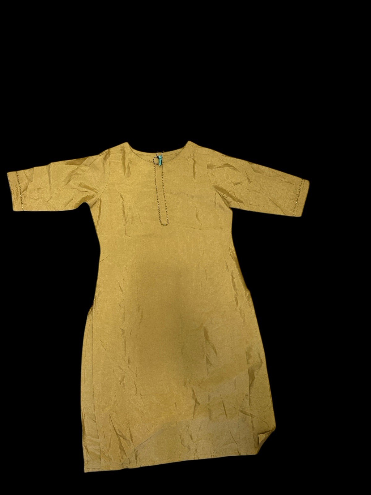 ✨ Tan and gold silk kurta ✨