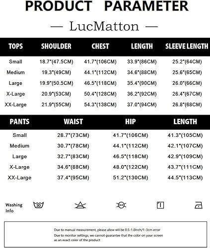 LucMatton African 2 Piece Set Long Sleeve ROYAL BLUE Print Dashiki and Pants MED